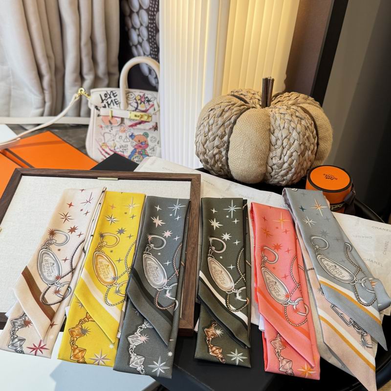 Hermes Silk ribbon 5X86cm E070710
